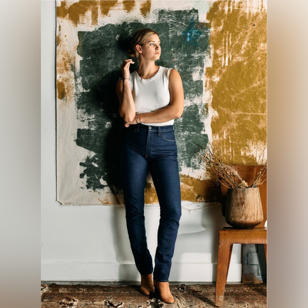 Imogene and Willie Elizabeth Jeans Indigo Rinse